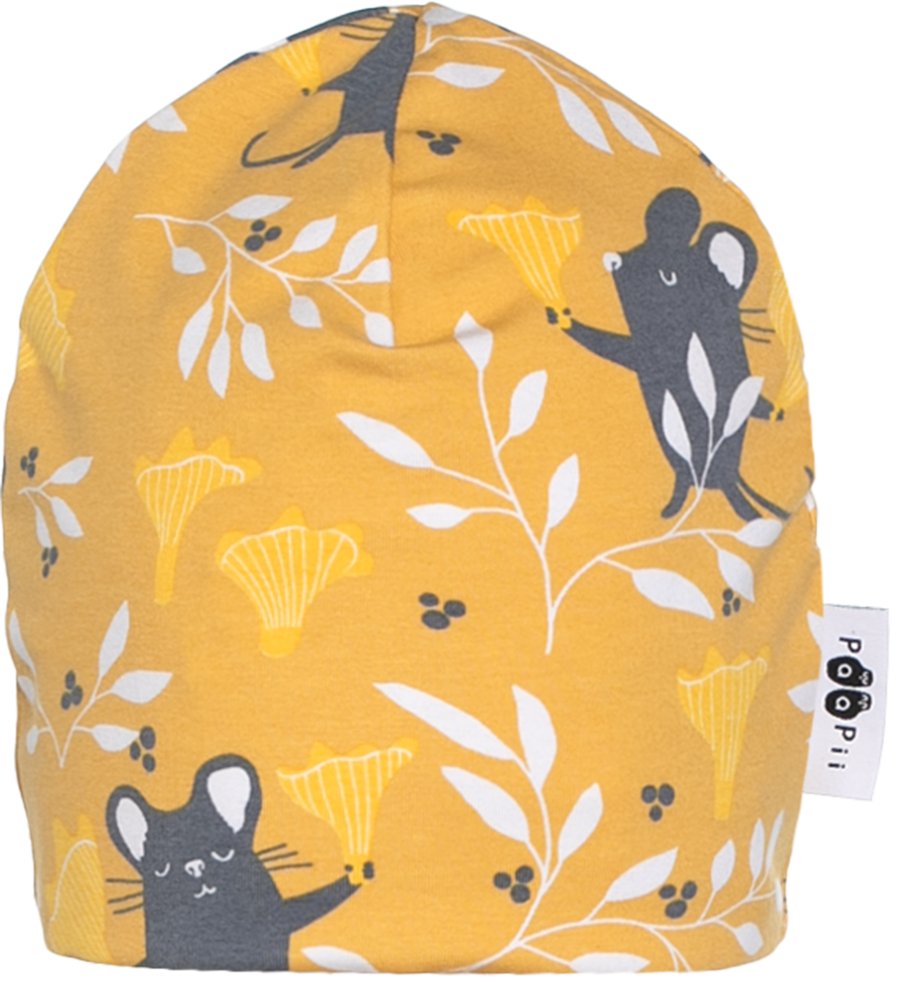 Muts Beanie Chanterelle Ochre – Paapii Design