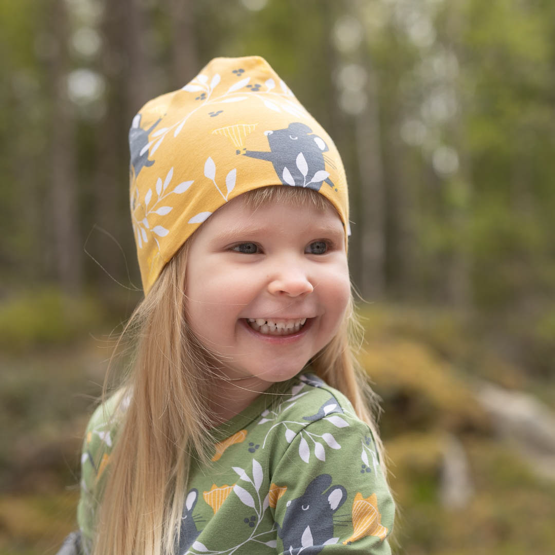 Muts Beanie Chanterelle Ochre – Paapii Design