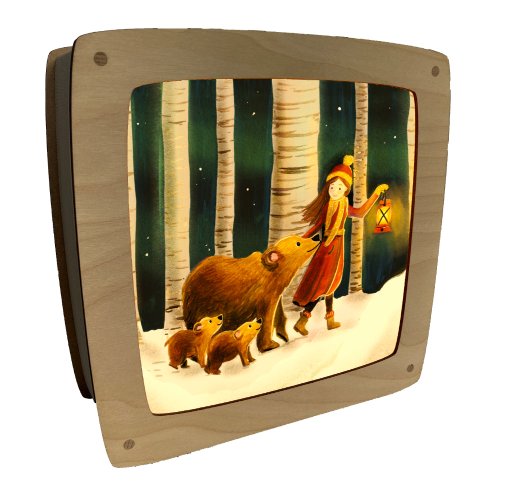 Toverplaat berenwandeling / Magic sheet bear walk - Illustrator under a blankie