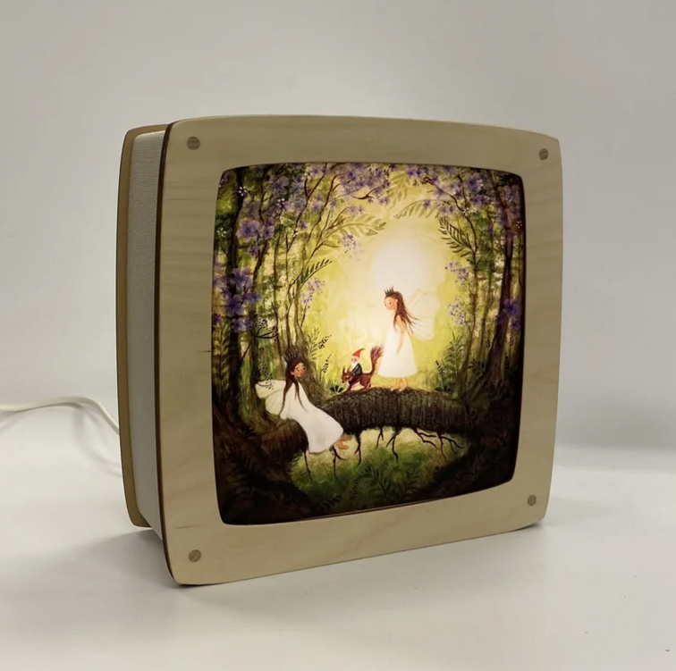 Toverplaat Fairies with Squirrel - Bijdehandsje