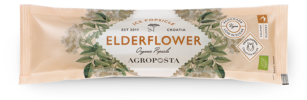 BIO Vlierbloesem IJslolly / Elderflower Ice Popsicle 50ml – Agropošta