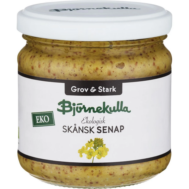 Björnekulla Skånsk Senap (mosterd) EKO 190 g - Björnekulla