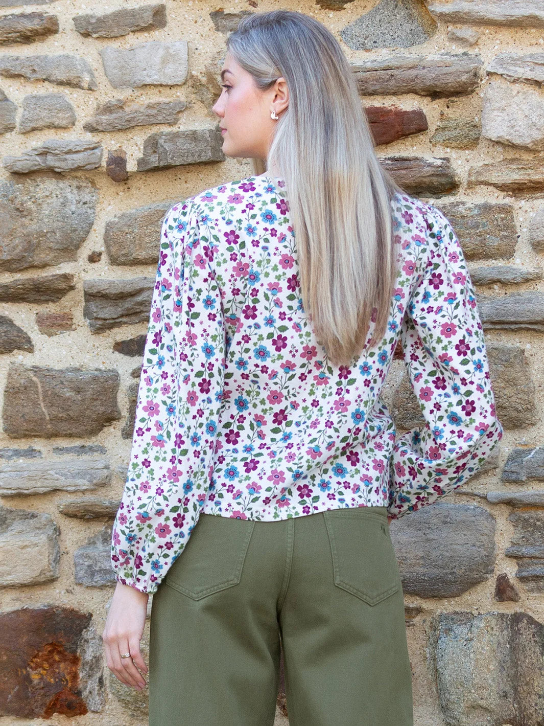 Clover Badbury Twill Blouse (mt 34 t/m 48) - Kite Clothing