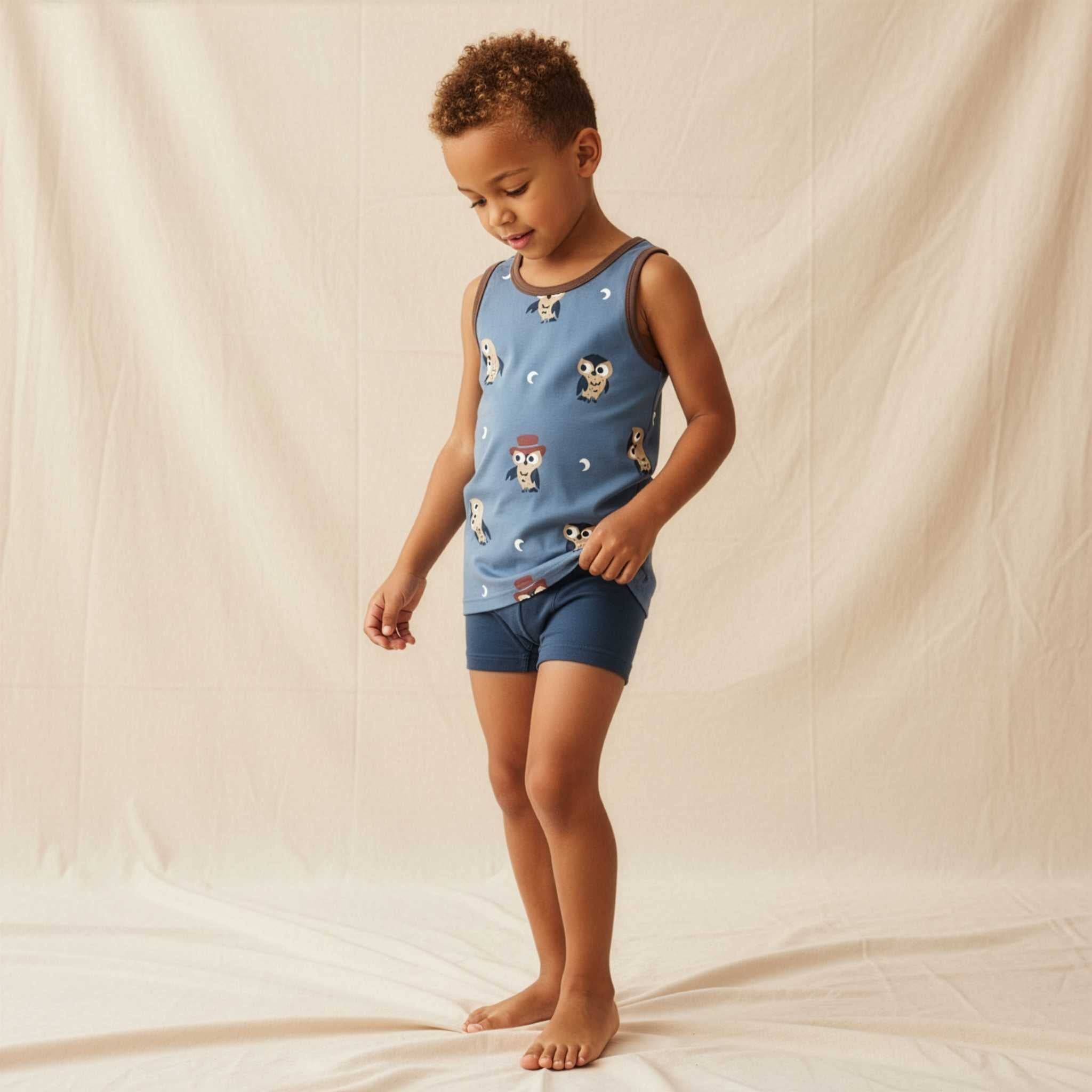 Boxershort Solid Blue - Maxomorra