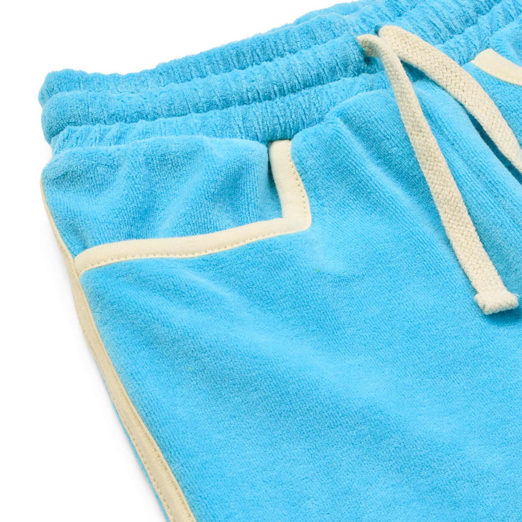 Broek / Yapeen Velour Pants Pool Blue - Småfolk