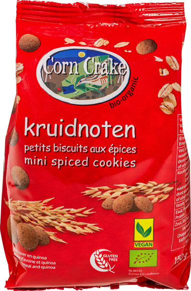 Bio vegan & glutenvrije KRUIDNOTEN – Corn Crake
