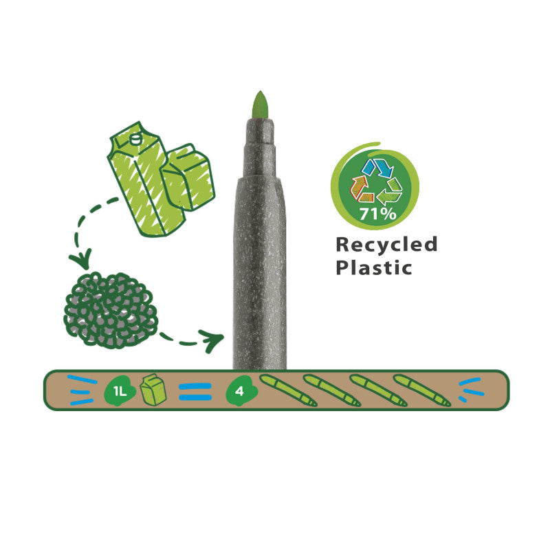 Losse Eco Family Joy Viltstift - 71% recycled plastic - Carioca