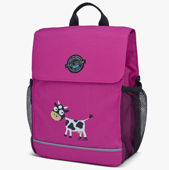 Kids Rugzak Pack n’ Snack™ Backpacks 8 L Cow Pink – Carl Oscar