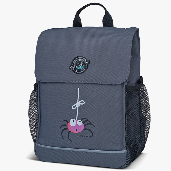 Kids Rugzak Pack n’ Snack™ Backpacks 8 L Spider Grey – Carl Oscar