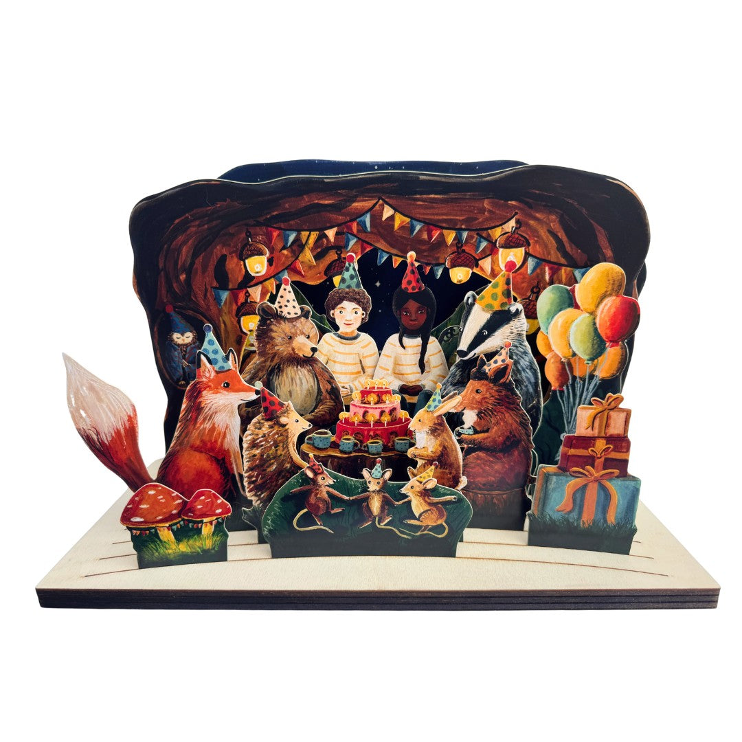 Cosy Up Verjaardag / Birthday - Illustrator under a blankie