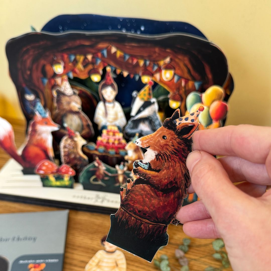 Cosy Up Verjaardag / Birthday - Illustrator under a blankie