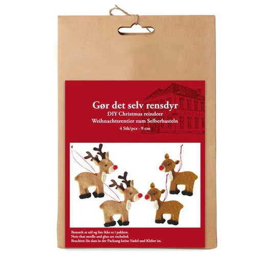 DIY Christmas Reindeer Felt - Det Gamle Apotek