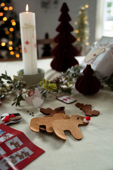 DIY Christmas Reindeer Felt - Det Gamle Apotek