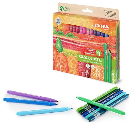 Viltstiften 64% Biobased Graduate ART-TIP Marker Pens 36-pack - Lyra