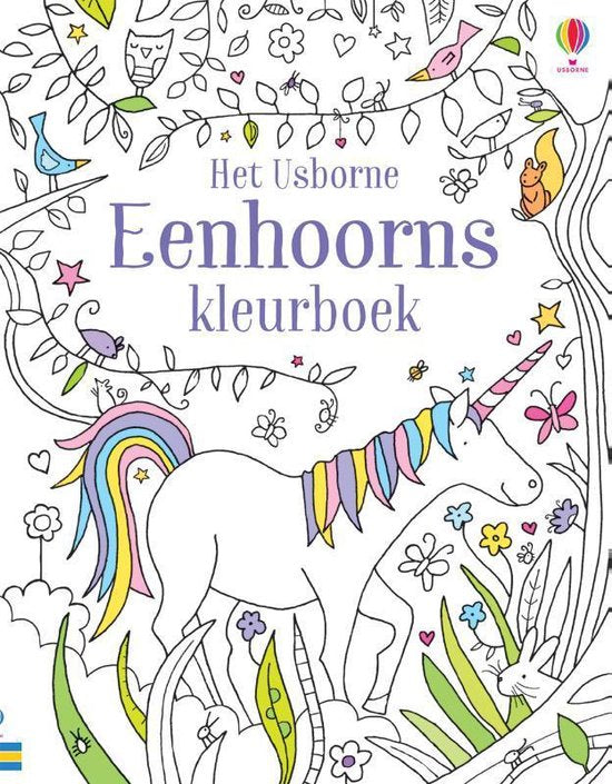 Eenhoorns kleurboek - Usborne