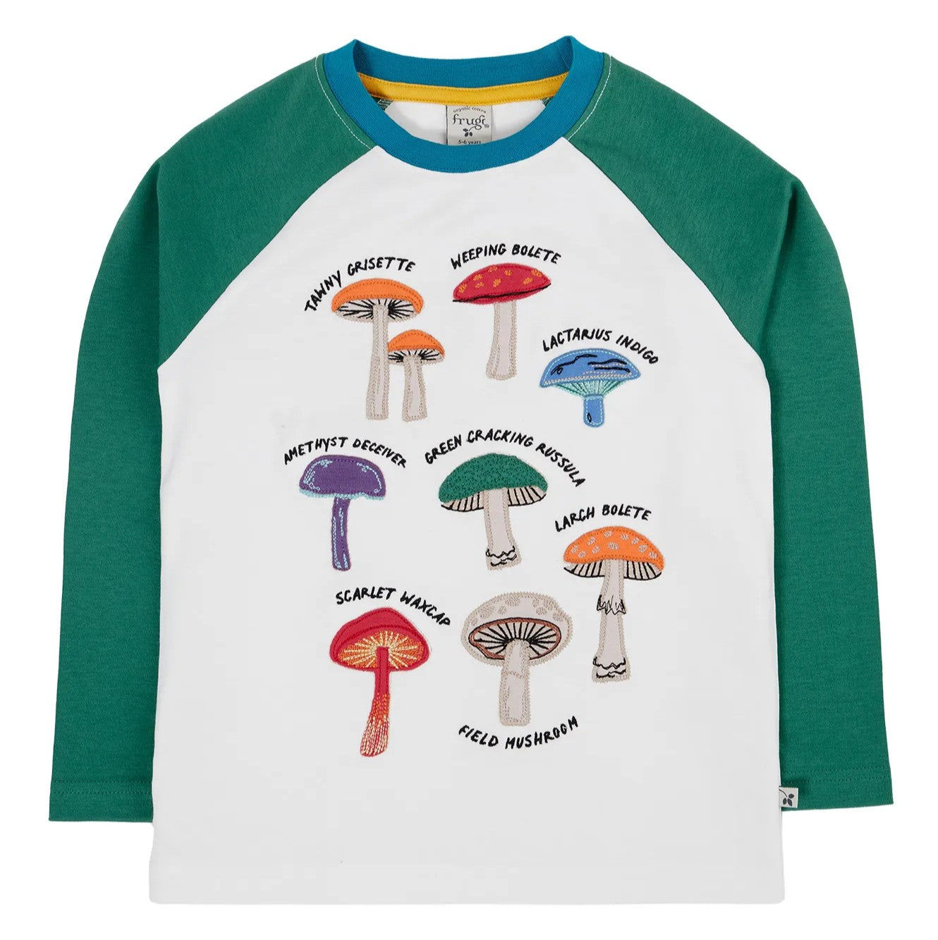 Longsleeve / Ace Applique Top Mushroom - Frugi
