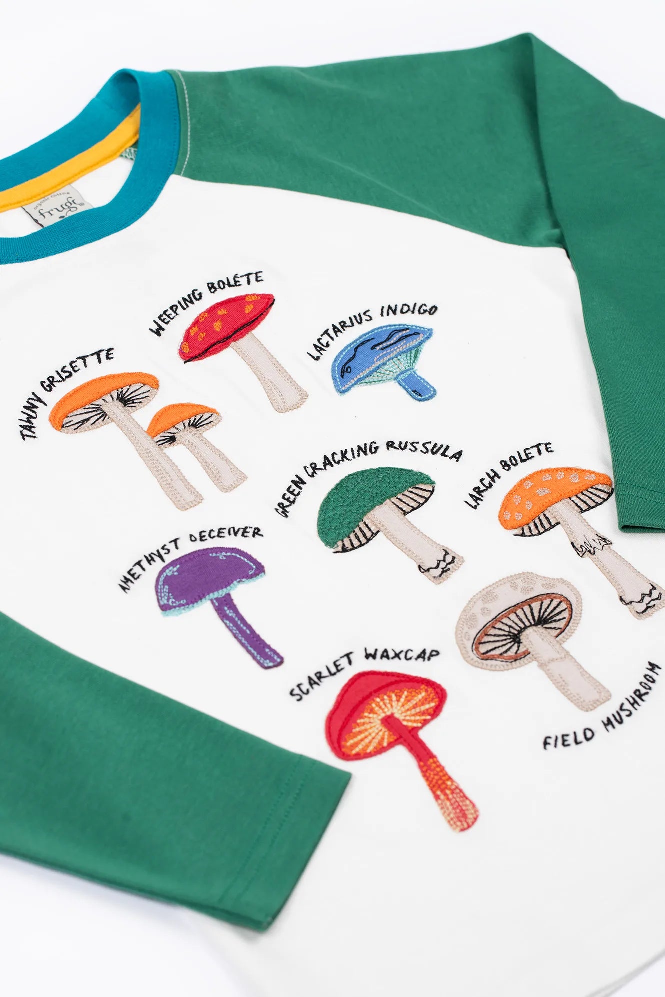 Longsleeve / Ace Applique Top Mushroom - Frugi