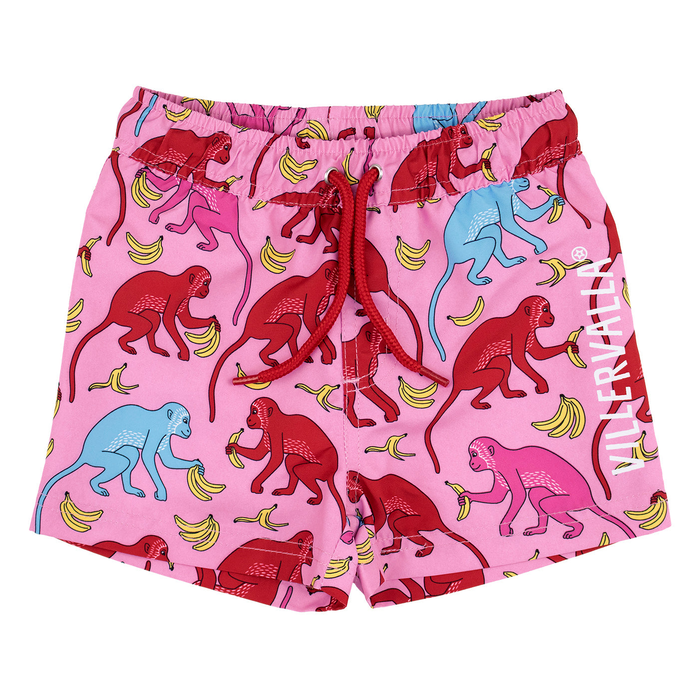Zwembroek / Surf Shorts Monkey Blossom - 100% gerecycled - Villervalla