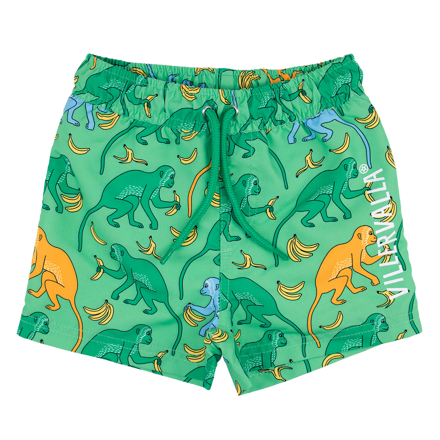 Zwembroek / Surf Shorts Monkey Fern - 100% gerecycled - Villervalla