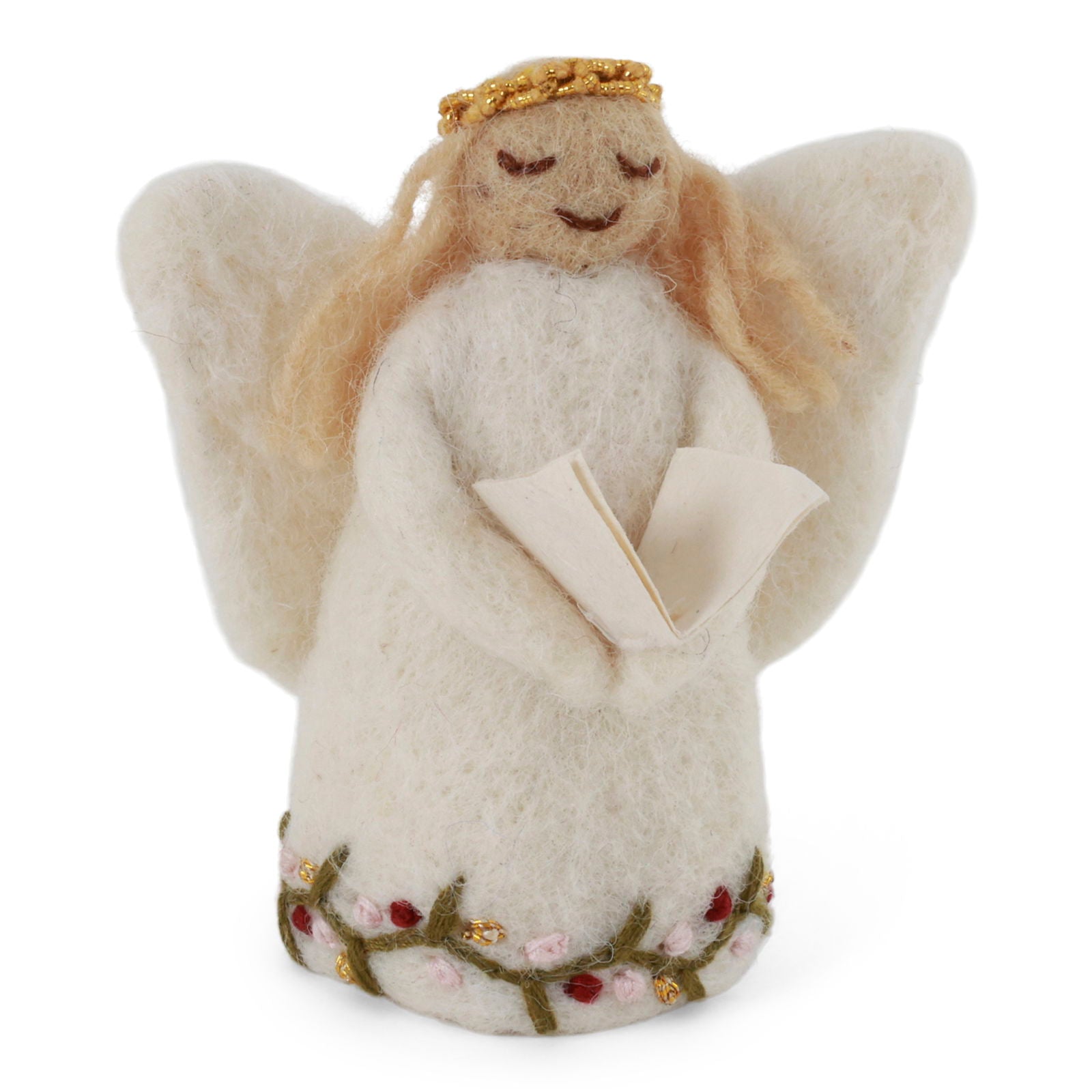 Angel w Embroidery Holding Book – Gry & Sif