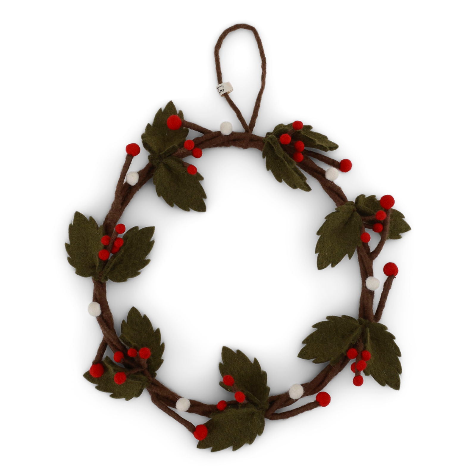 Holly Wreath (hulst krans) Hanger – Gry & Sif