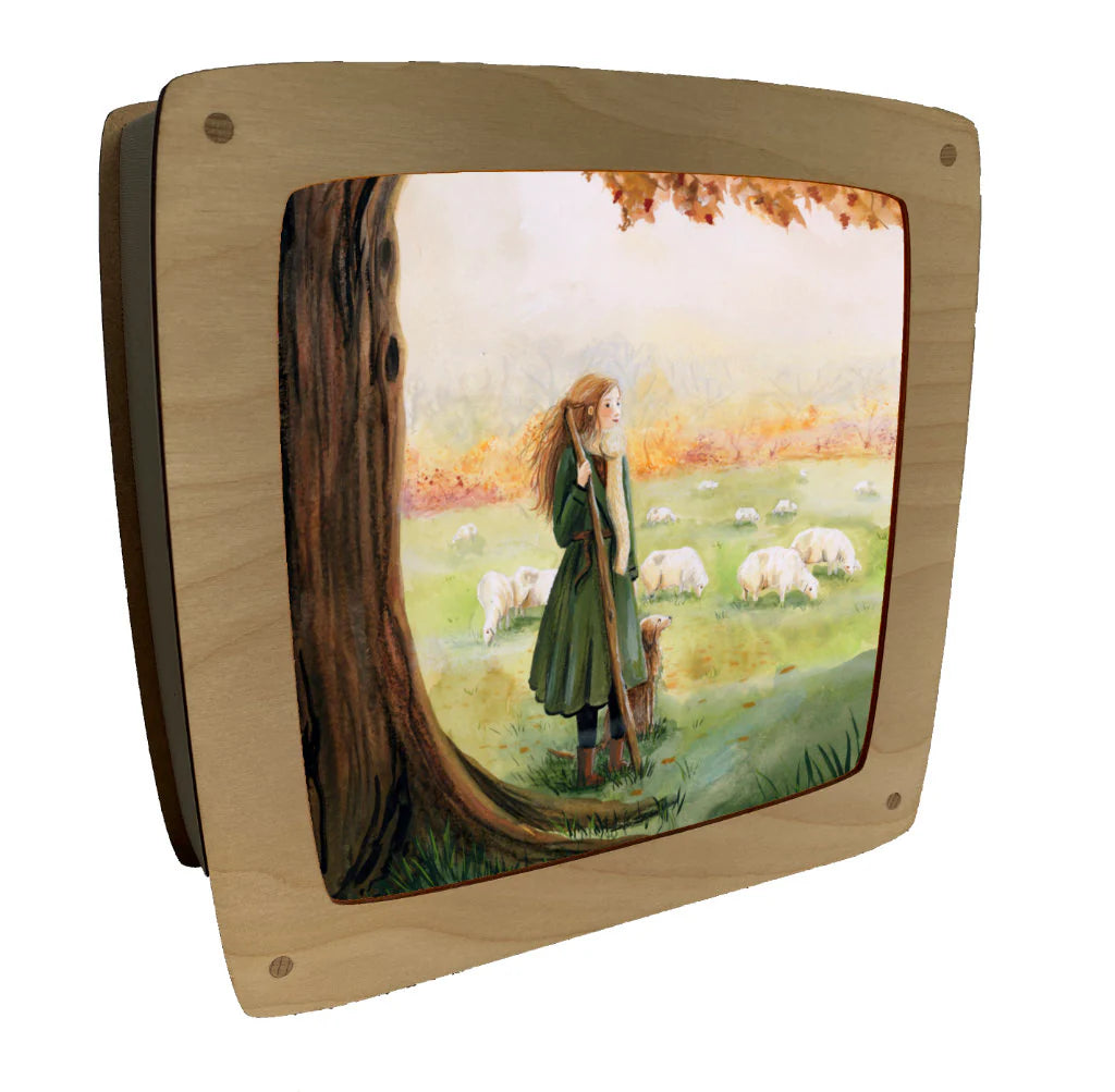 Toverplaat Herderin - Illustrator under a blankie