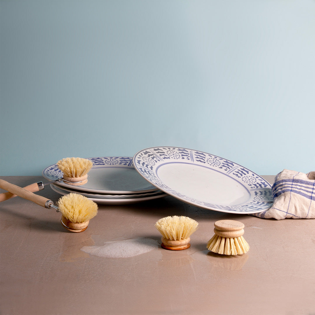 Losse Afwasborstelkop - Agave vezel & FSC Hout - La droguerie ecologique