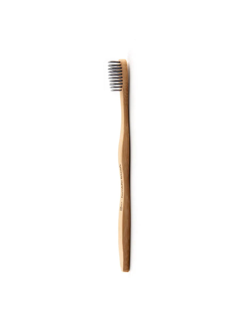 Bamboe tandenborstel ergonomisch - Soft - Charcoal infused - Humble Brush
