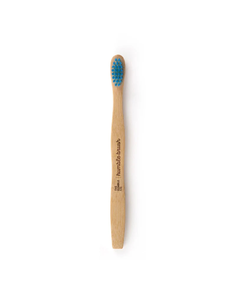 Bamboe tandenborstel kids soft - Blauw - Humble Brush