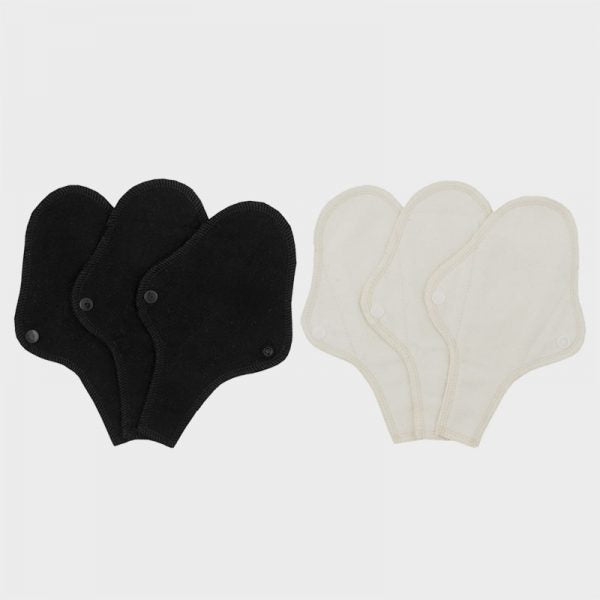 Wasbare string inlegkruisjes naturel 3 st. - Imsevimse