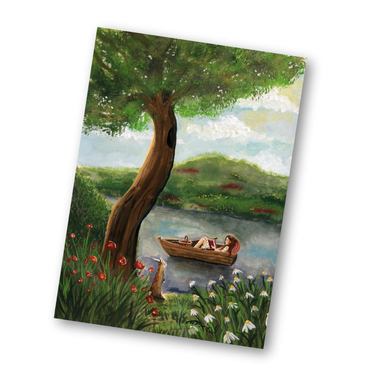 Kaart in de stilte - Illustrator under a blankie