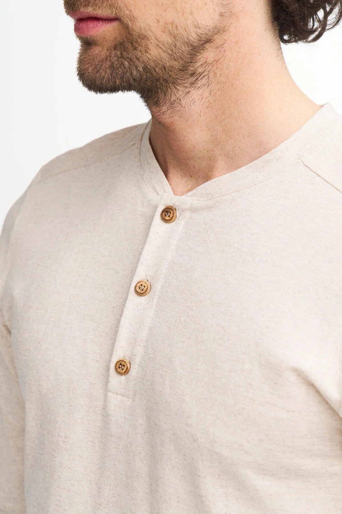 Longsleeve Gy Eje Hemp - Naturmelange - Ivanhoe of Sweden