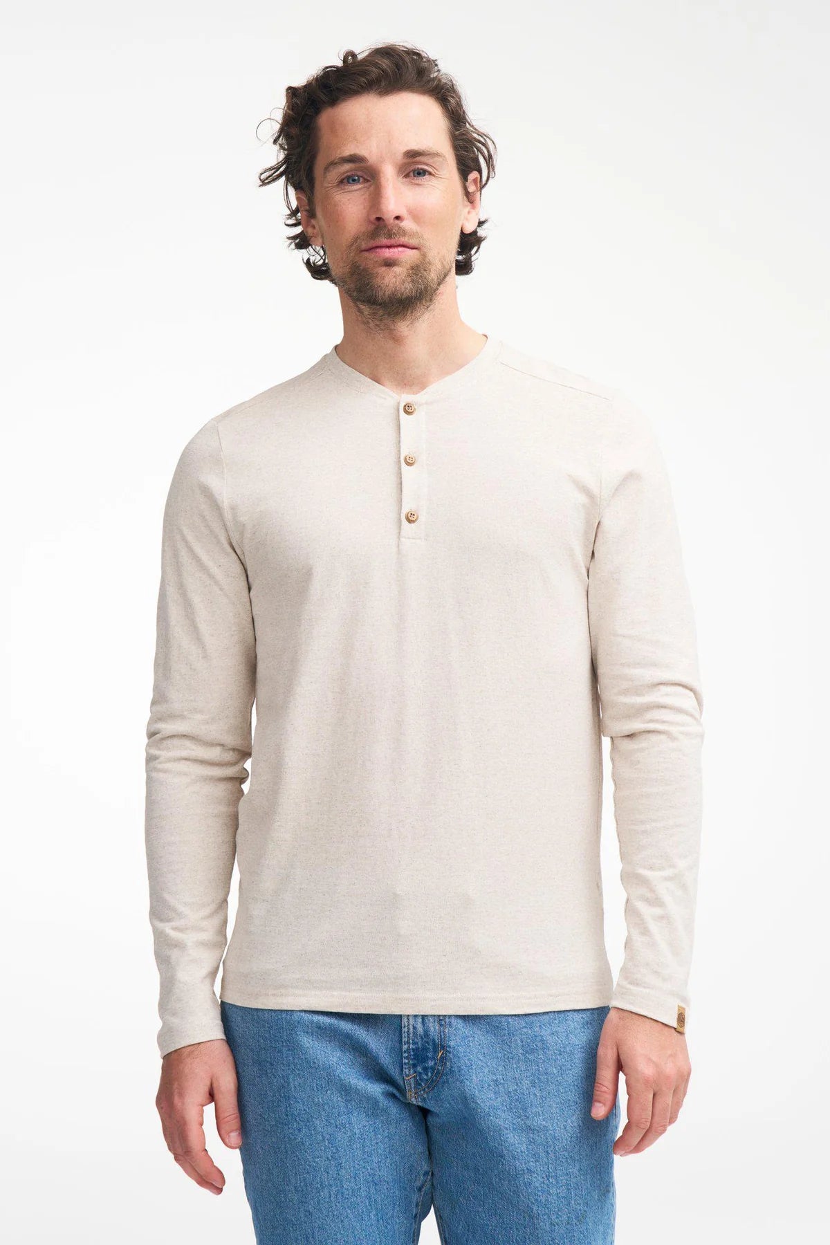 Longsleeve Gy Eje Hemp - Naturmelange - Ivanhoe of Sweden