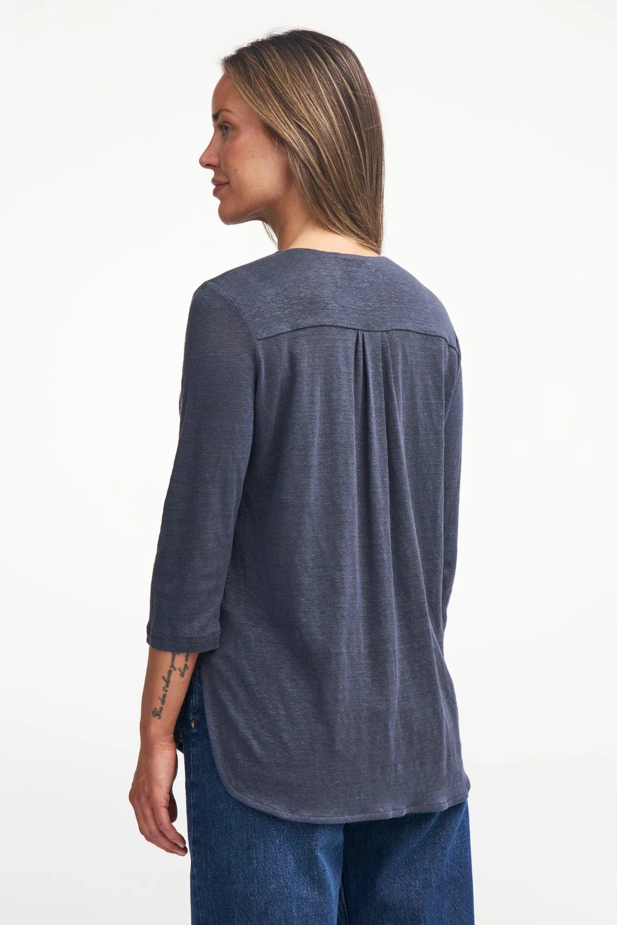 Longsleeve Gy Ilse - Steelblue - Ivanhoe of Sweden