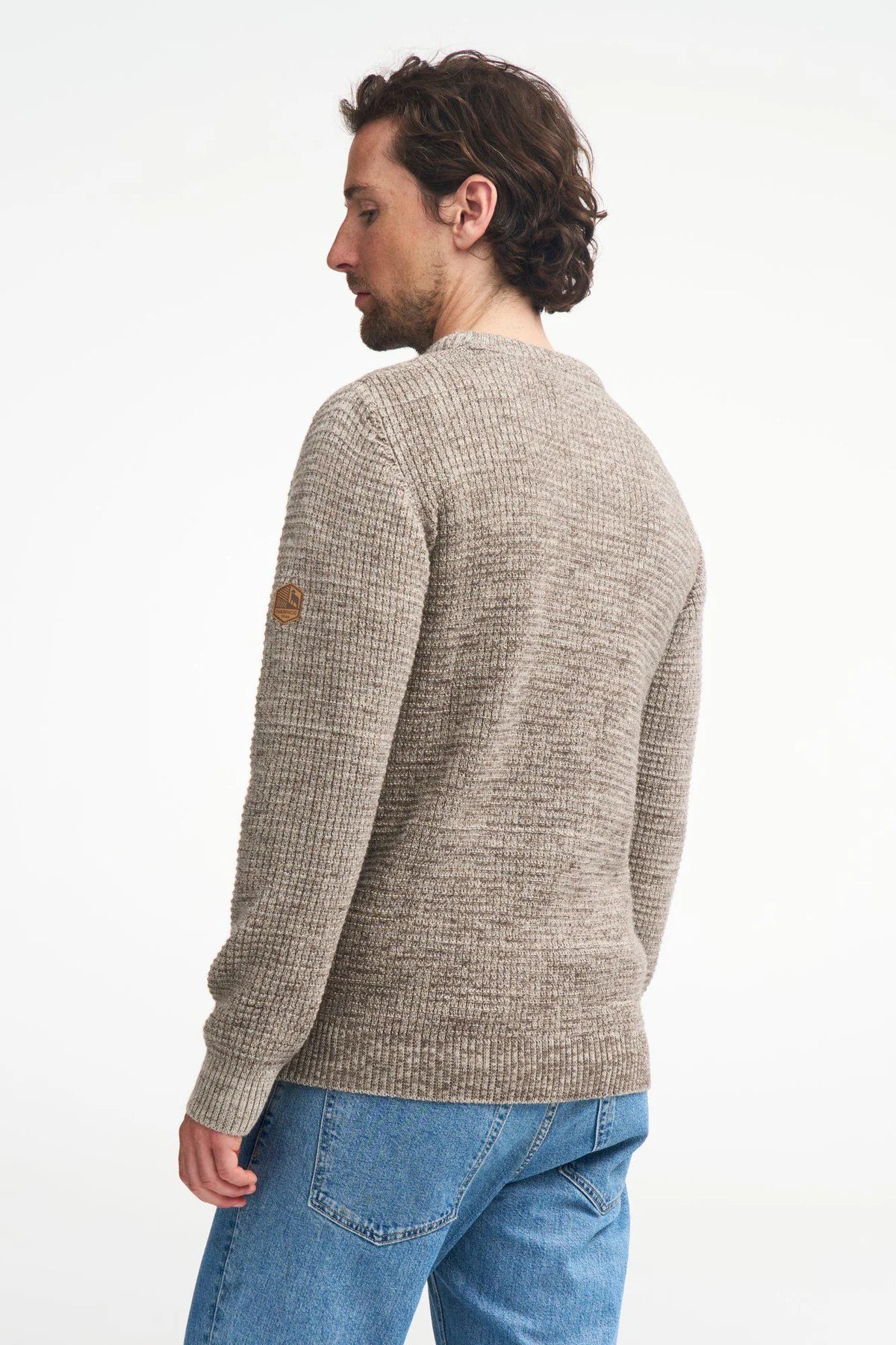 Trui NLS Petal Male Coffee Bean - Ivanhoe of Sweden