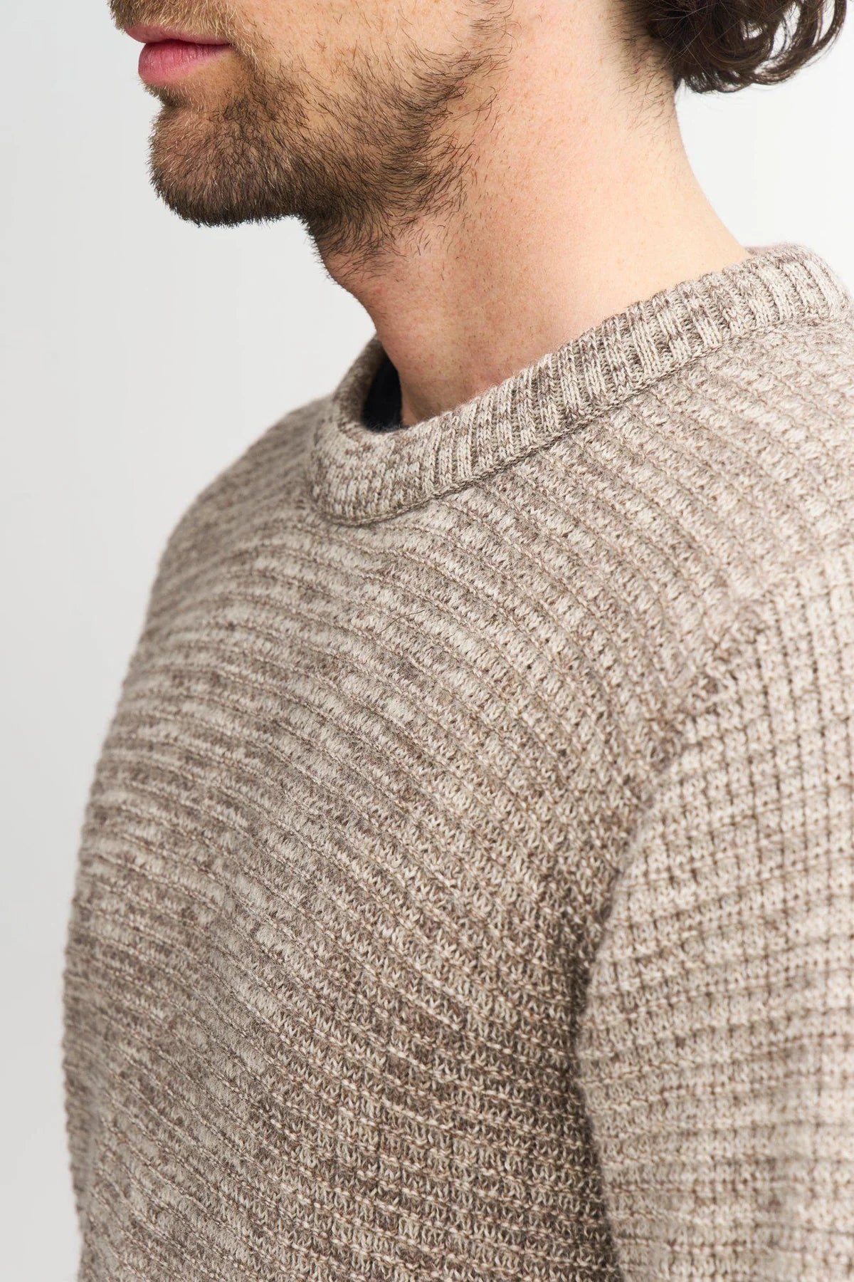 Trui NLS Petal Male Coffee Bean - Ivanhoe of Sweden