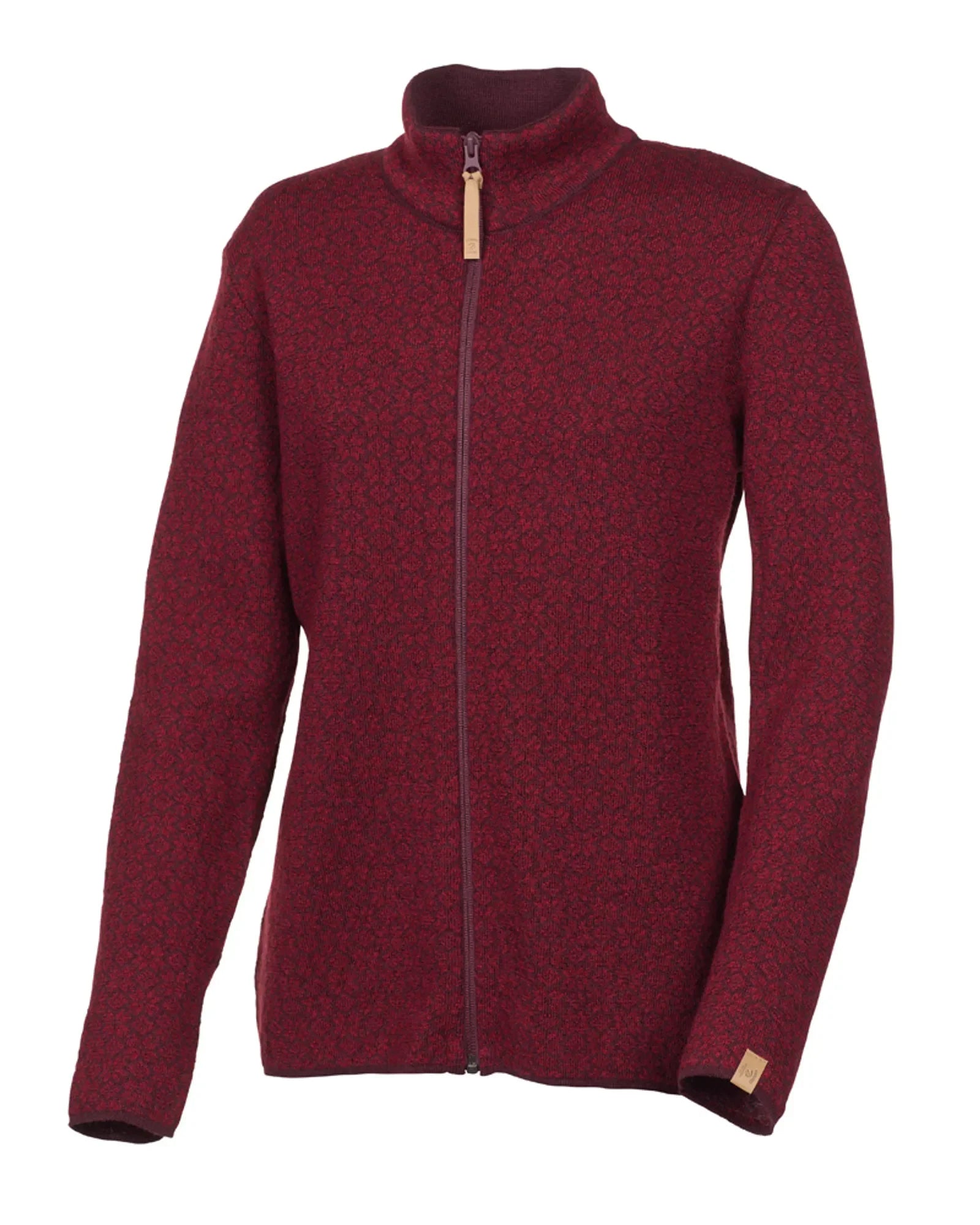 Vest Fiona Full Zip - Deep Red - Ivanhoe of Sweden