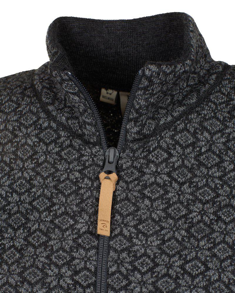 Vest Fiona Full Zip - Graphite Marl - Ivanhoe of Sweden