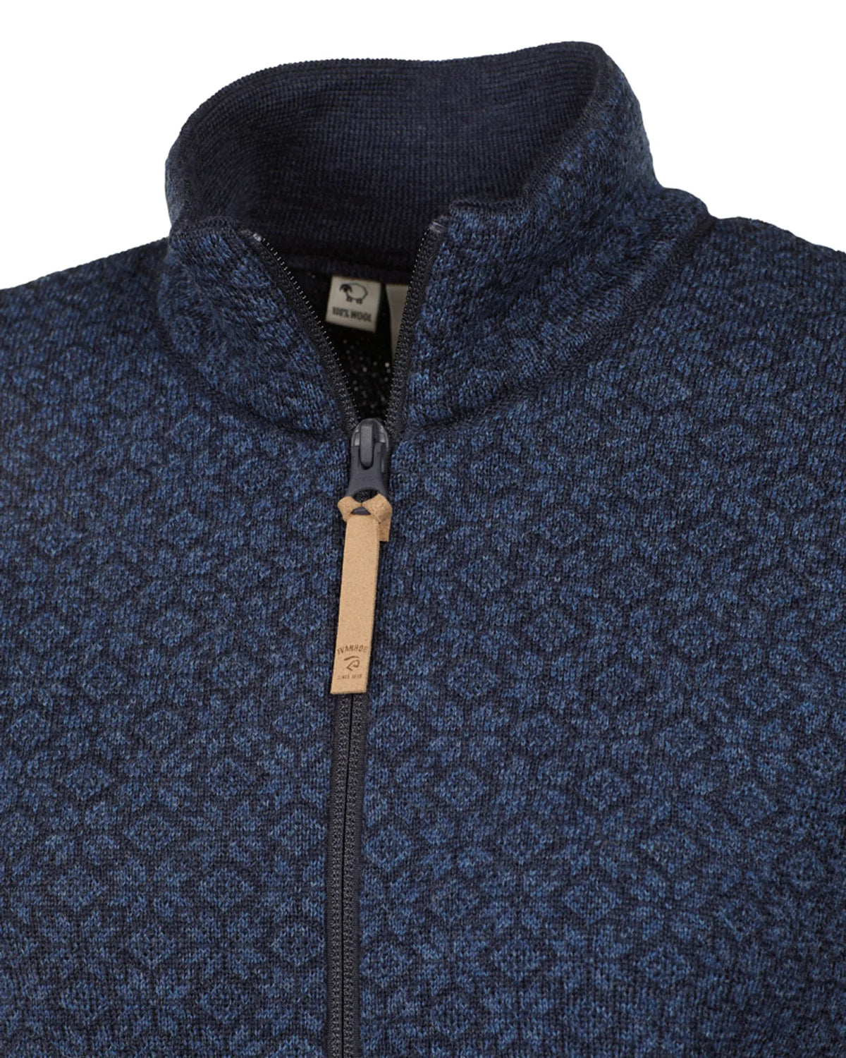 Vest Fiona Full Zip - Light Navy - Ivanhoe of Sweden