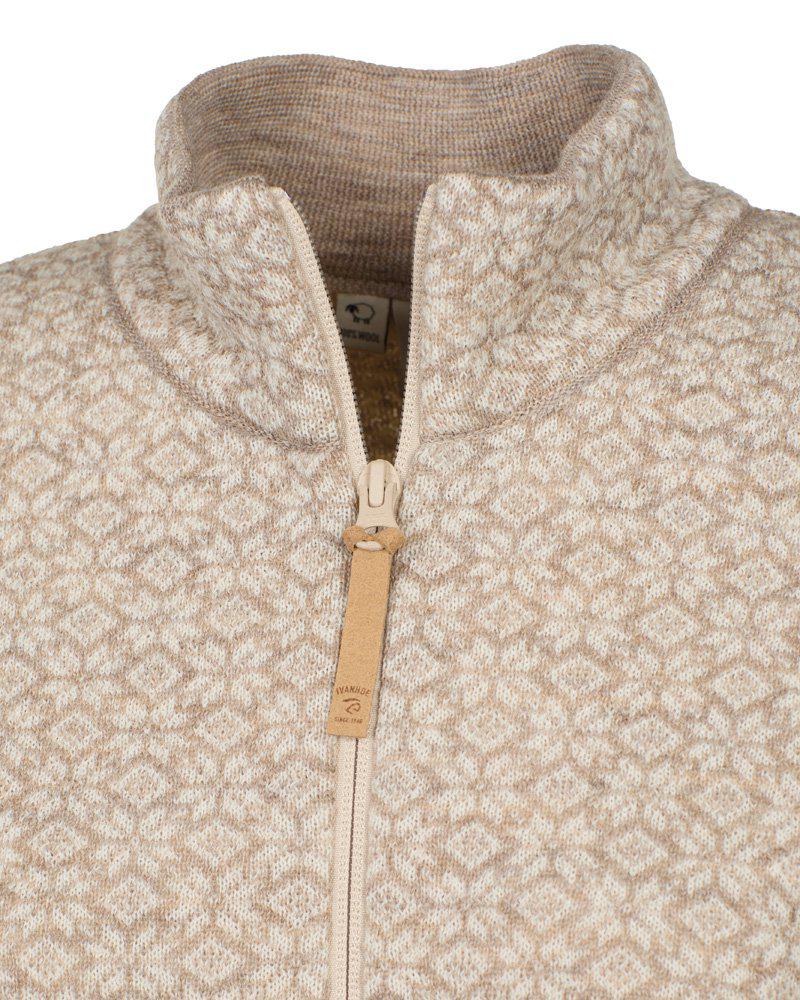 Vest Fiona Full Zip - Sand - Ivanhoe of Sweden
