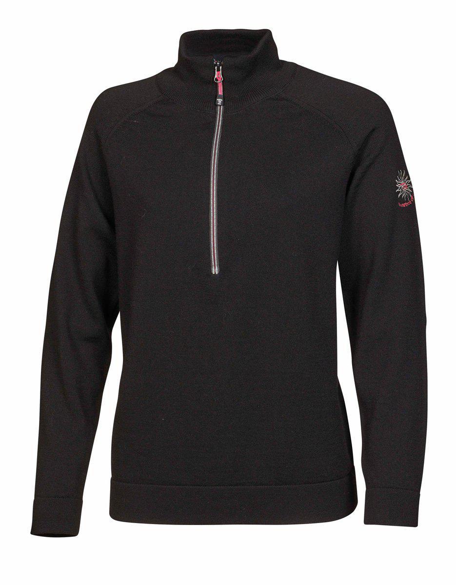 Trui Jana Half Zip - Black - Ivanhoe of Sweden