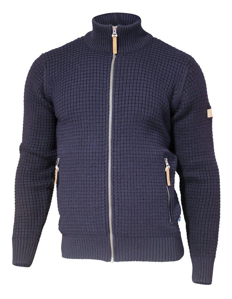 Vest Moritz Full Zip Navy - Ivanhoe of Sweden