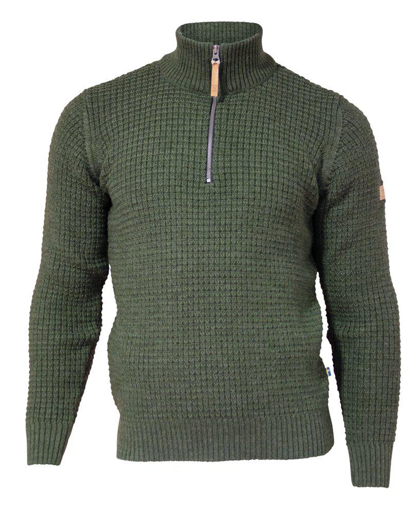 Trui Moritz Half Zip Loden Green - Ivanhoe of Sweden