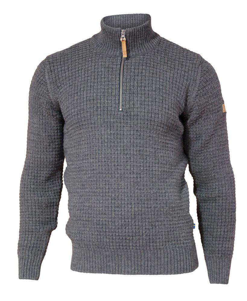 Trui Moritz Half Zip Grey - Ivanhoe of Sweden