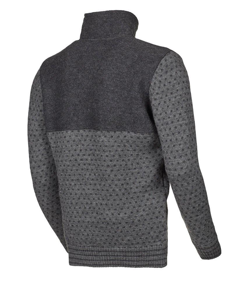 Trui Sverre Half Zip Grey - Ivanhoe of Sweden