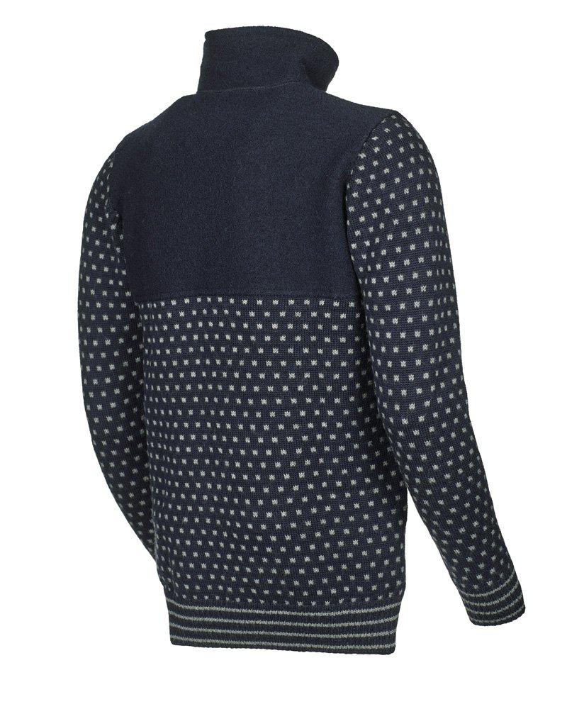 Trui Sverre Half Zip Navy - Ivanhoe of Sweden