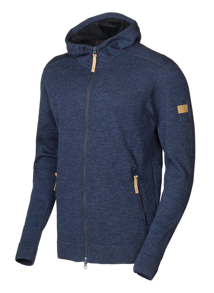Vest Volmar Hood Full Zip Light Navy - Ivanhoe of Sweden