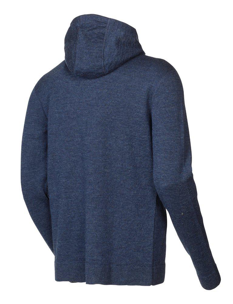 Vest Volmar Hood Full Zip Light Navy - Ivanhoe of Sweden