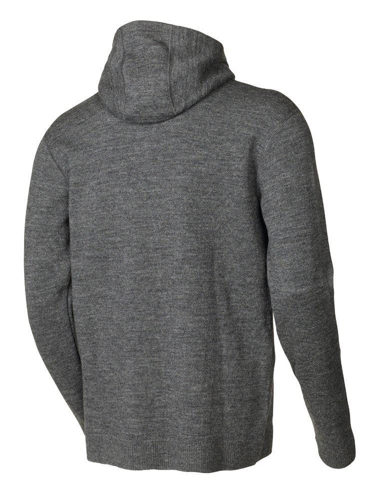 Vest Volmar Hood Full Zip Grey - Ivanhoe of Sweden