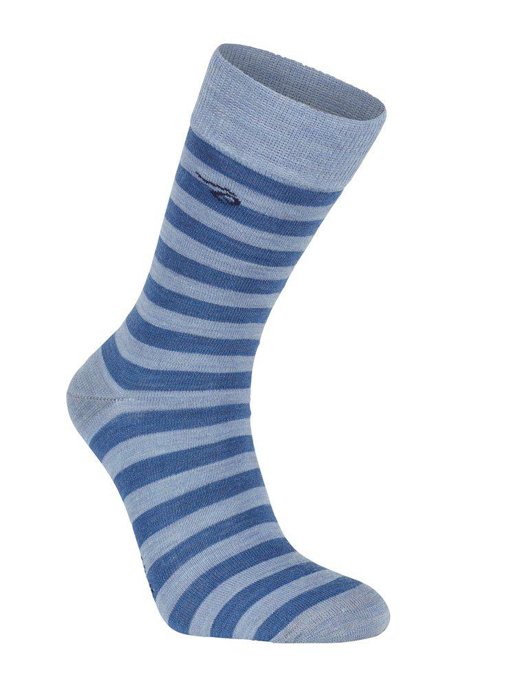 Thin Wool Sock Stripe (90 % merinowol) Forever Blue – Ivanhoe of Sweden